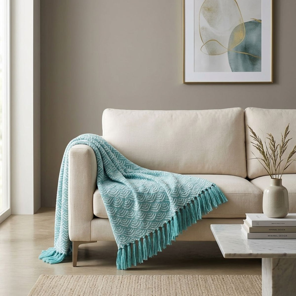 Couverture Vagues Bouteilles Recyclées