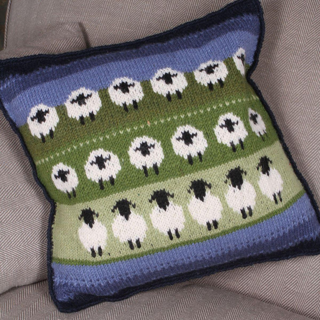 Housse de coussin « Troupeau de moutons »