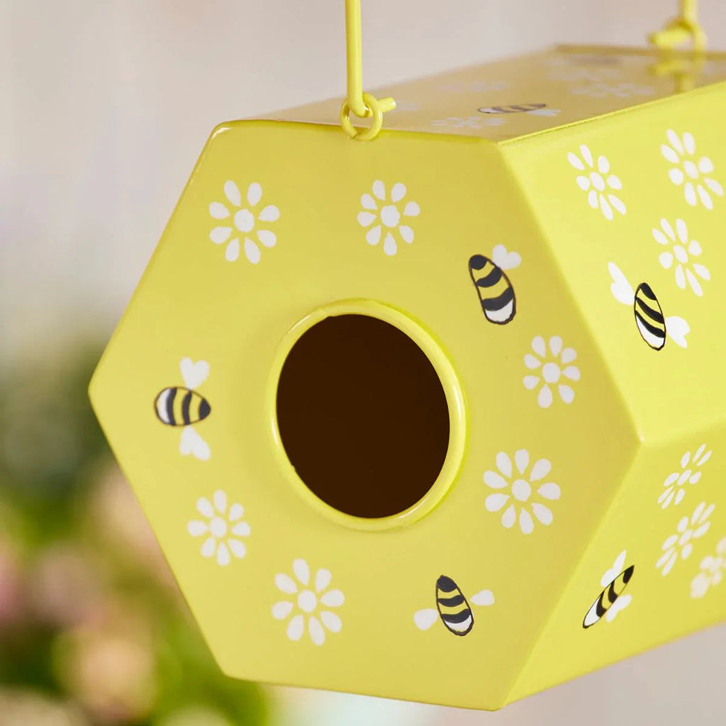 Nichoir d'abeilles peint à la main