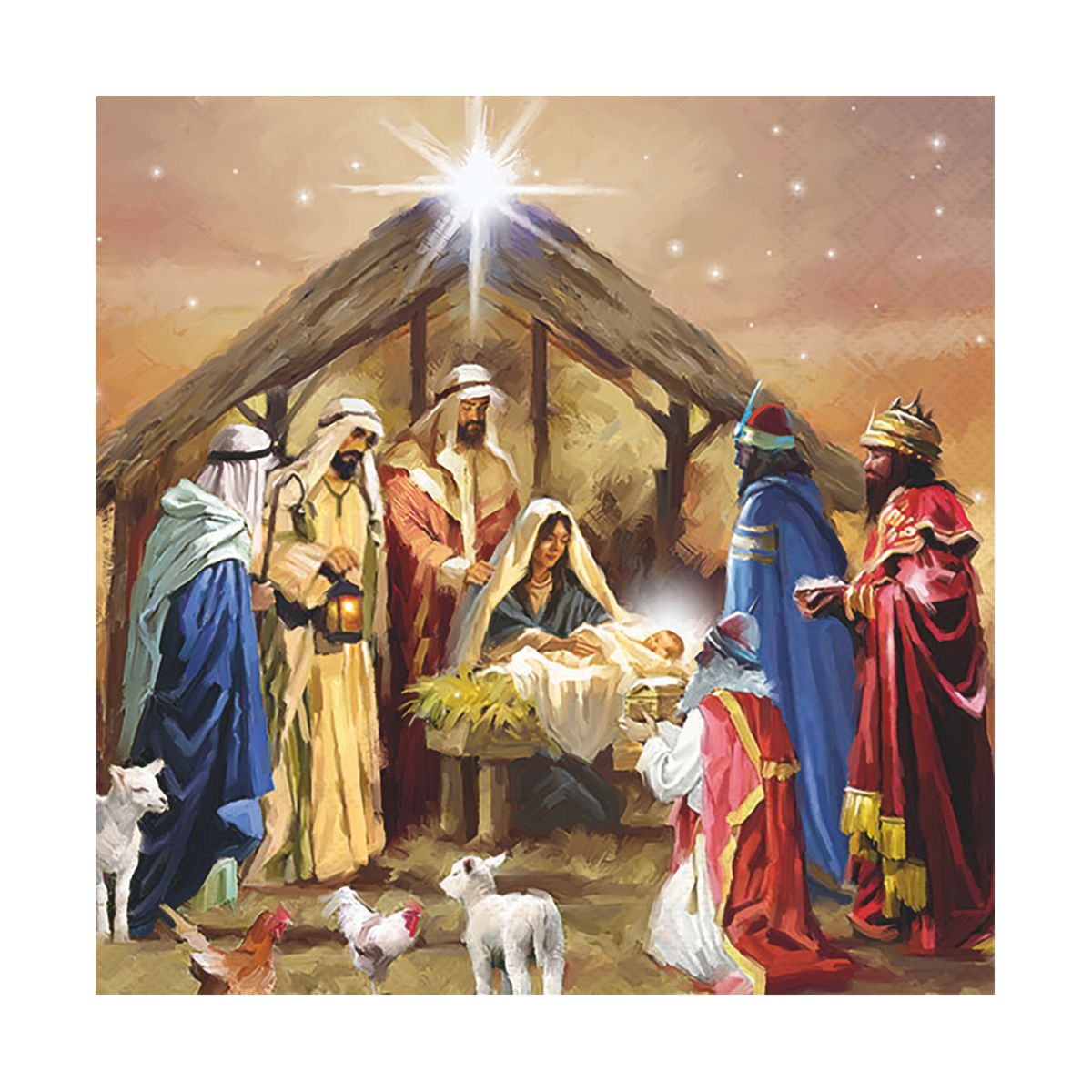 Serviettes crèche
