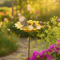 Bain d'oiseaux en bambou - Jaune tournesol