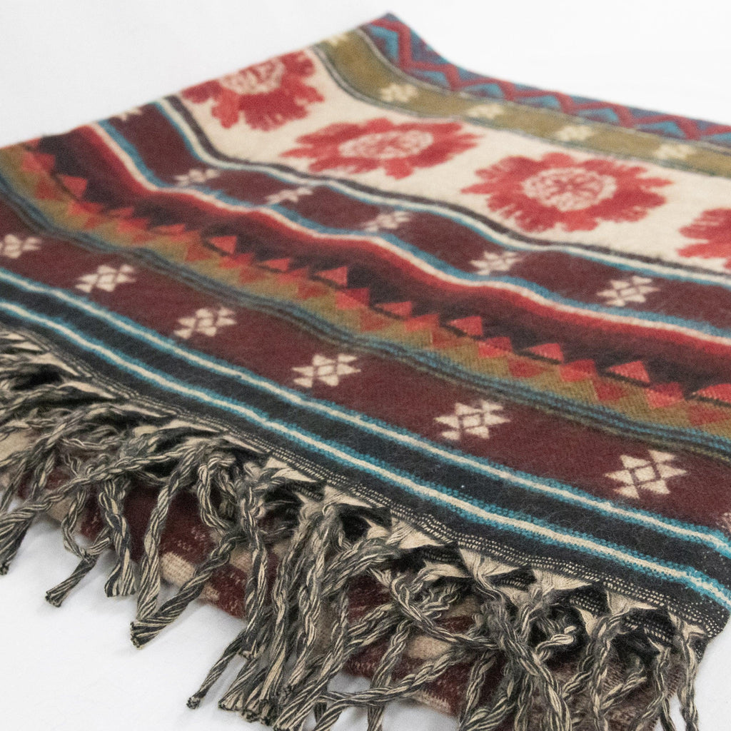 Couverture himalayenne en zigzag